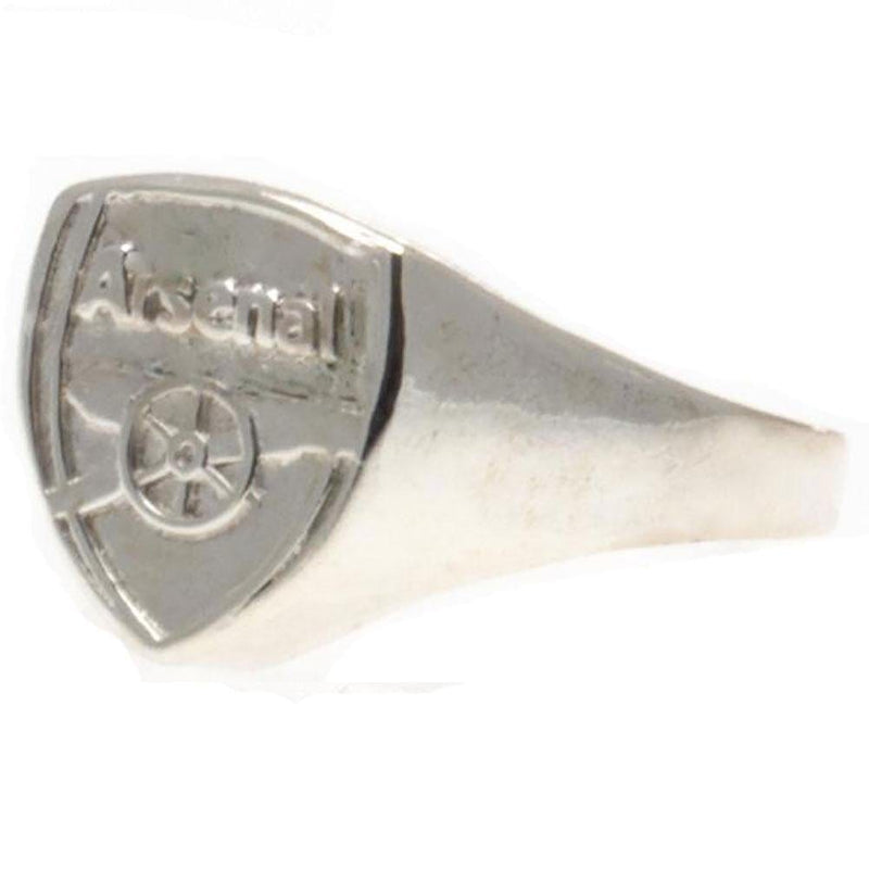 Arsenal FC Silver Plated Crest Ring