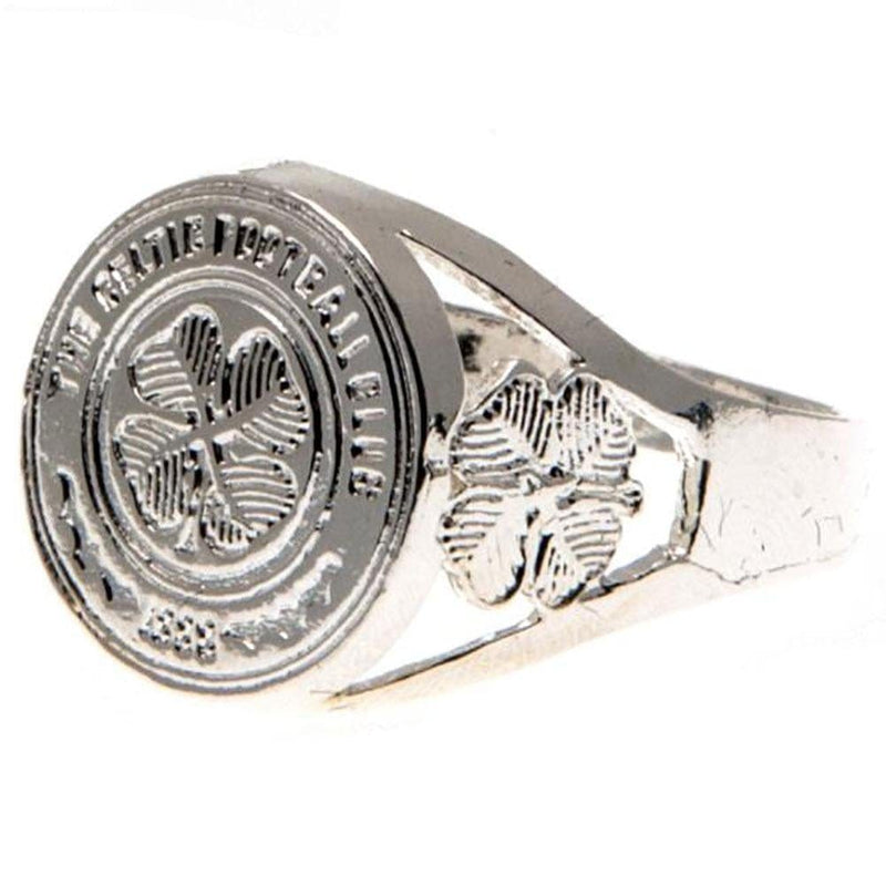 Celtic FC Silver Plated Crest Ring