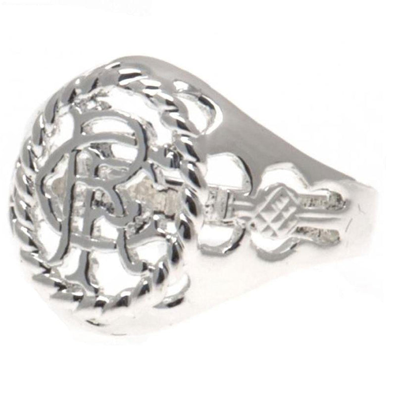 Rangers FC Silver Plated Crest Ring