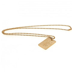 Rangers FC Gold Plated Dog Tag & Chain