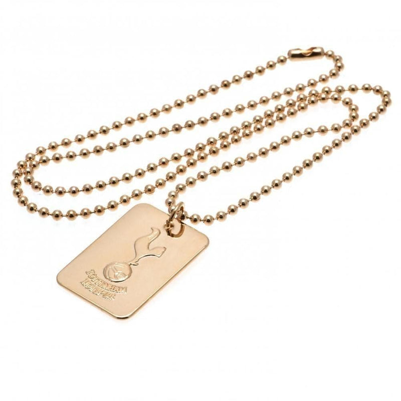 Tottenham Hotspur FC Gold Plated Dog Tag & Chain