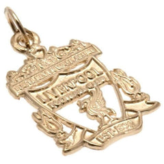 Liverpool FC 9ct Gold Pendant Crest Medium