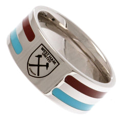 West Ham United FC Colour Stripe Ring