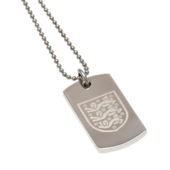 England FA Engraved Dog Tag & Chain