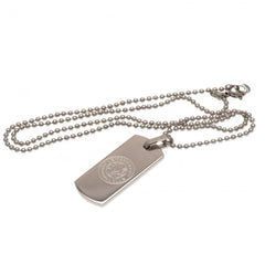 Leicester City FC Narrow Dog Tag & Chain