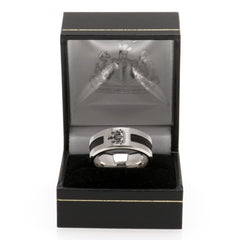 Newcastle United FC Black Inlay Ring