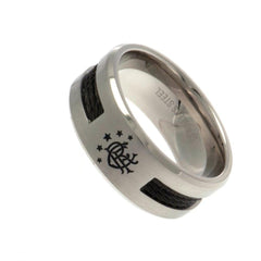 Rangers FC Black Inlay Ring