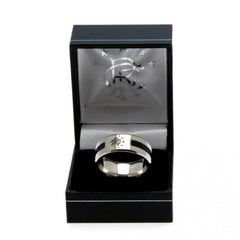 Rangers FC Black Inlay Ring